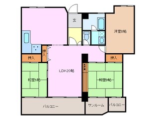 ロイヤル東海川原町の物件間取画像